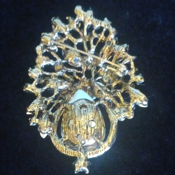 Brooch Multi Colored 3" Gorgeous - Picture 3 of 4